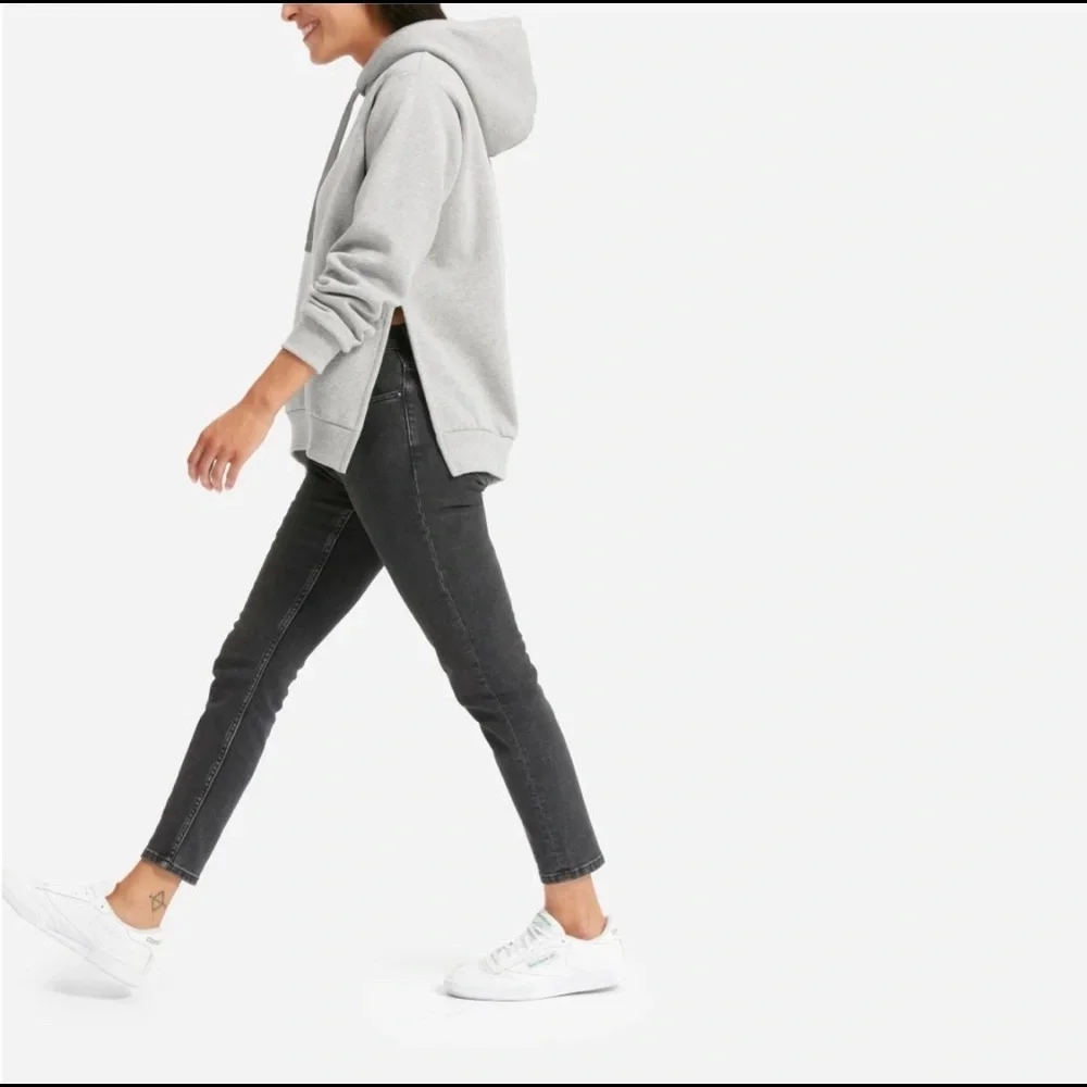 Everlane Gray Hoodie Sweatshirt - Picture 3 of 9